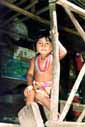 Village girl off the Panamá Canal.